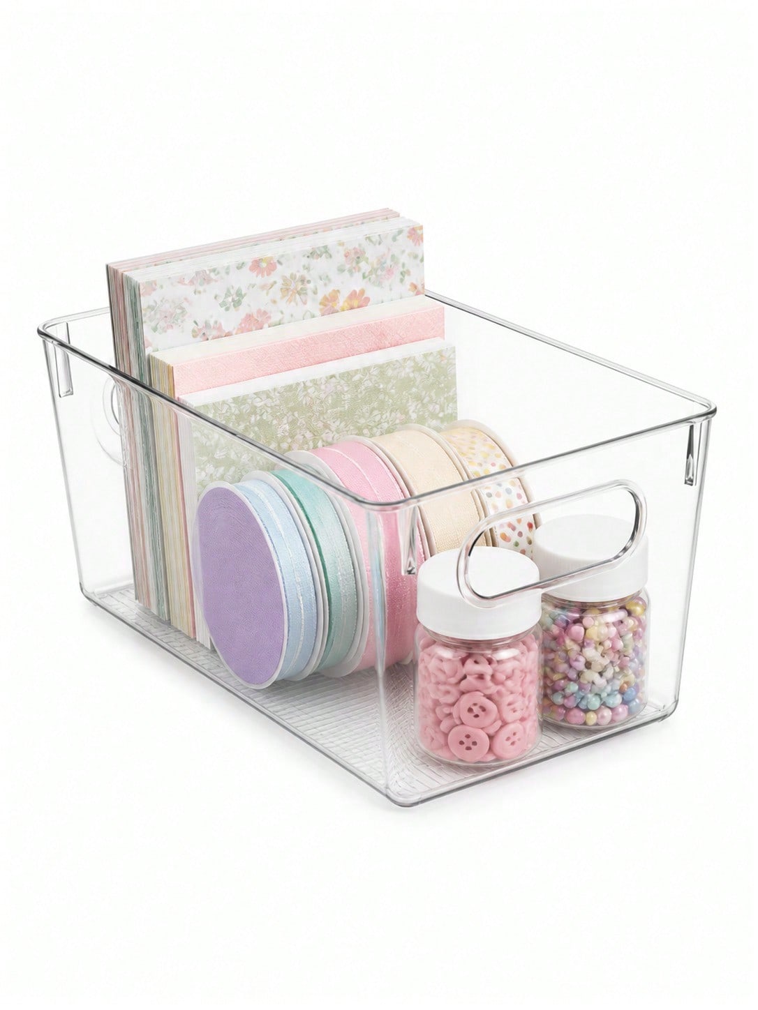 8-Pack Clear Storage Bins with - Pegboard Office Organizer 评论和价格