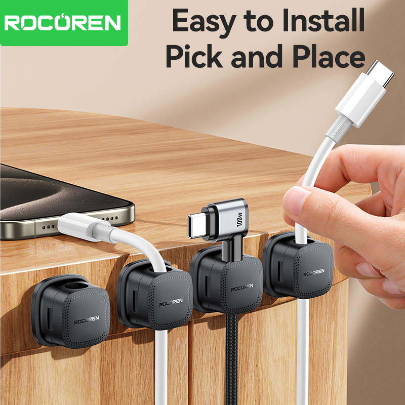 ROCOREN 30PCS Magnetic Cable O - Pegboard Office Organizer 评论和价格