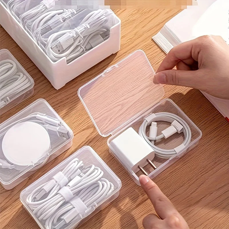 Data Cable Storage Box with 7  - Pegboard Office Organizer 评论和价格