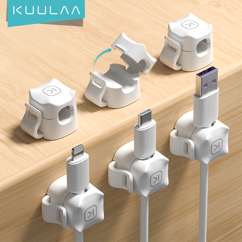 KUULAA 3/6 Pcs Cable Clip Cabl - Pegboard Office Organizer 评论和价格
