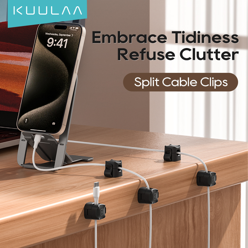 KUULAA 3/6 Pcs Cable Clip Cabl - Pegboard Office Organizer 评论和价格