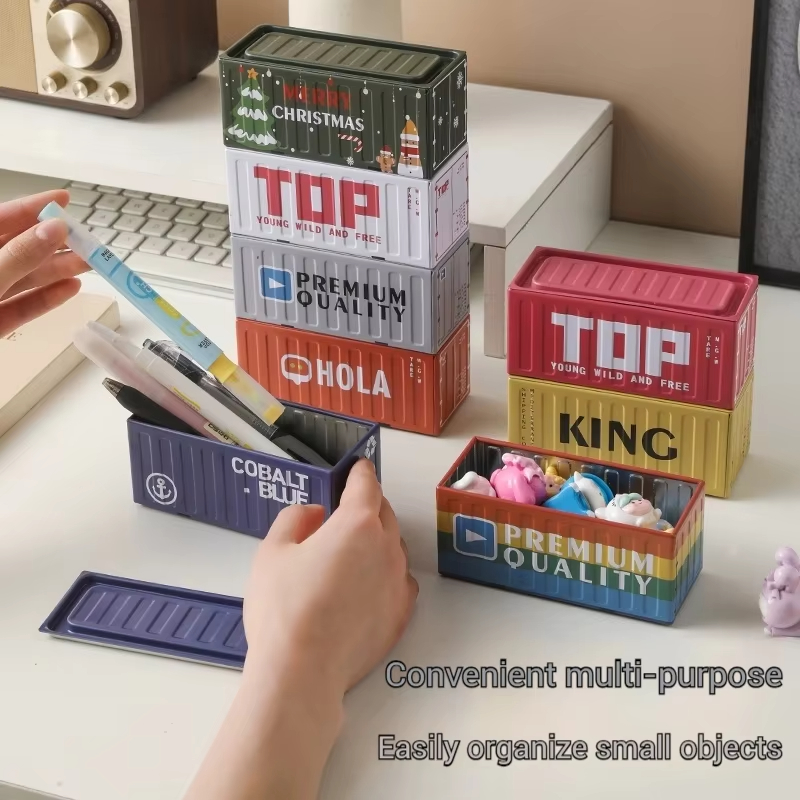Compact Iron Storage Container - Pegboard Office Organizer 评论和价格