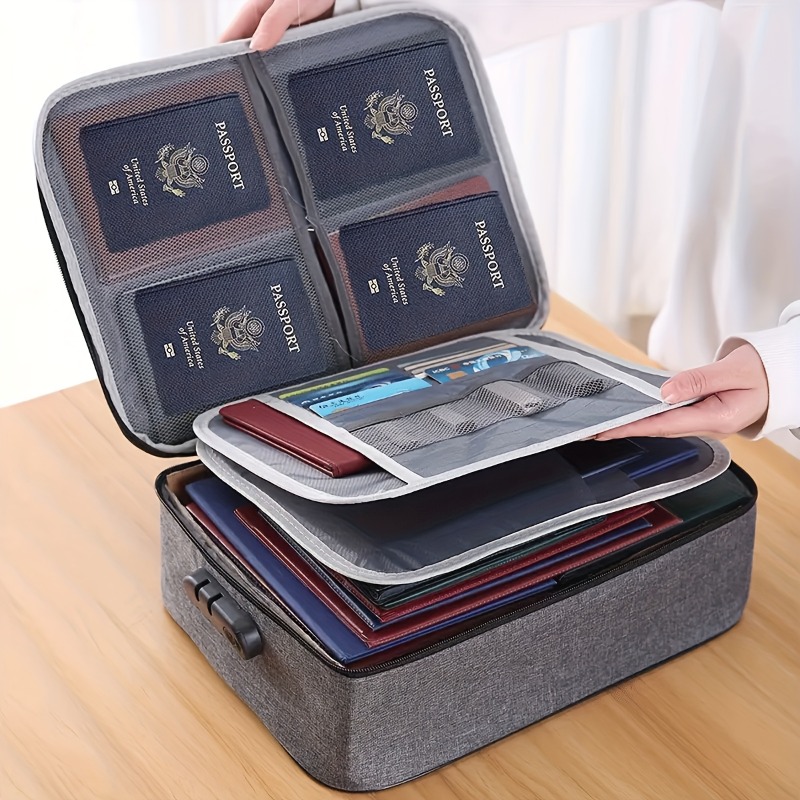 Lockable File Storage Bag,3-La - Pegboard Office Organizer 评论和价格