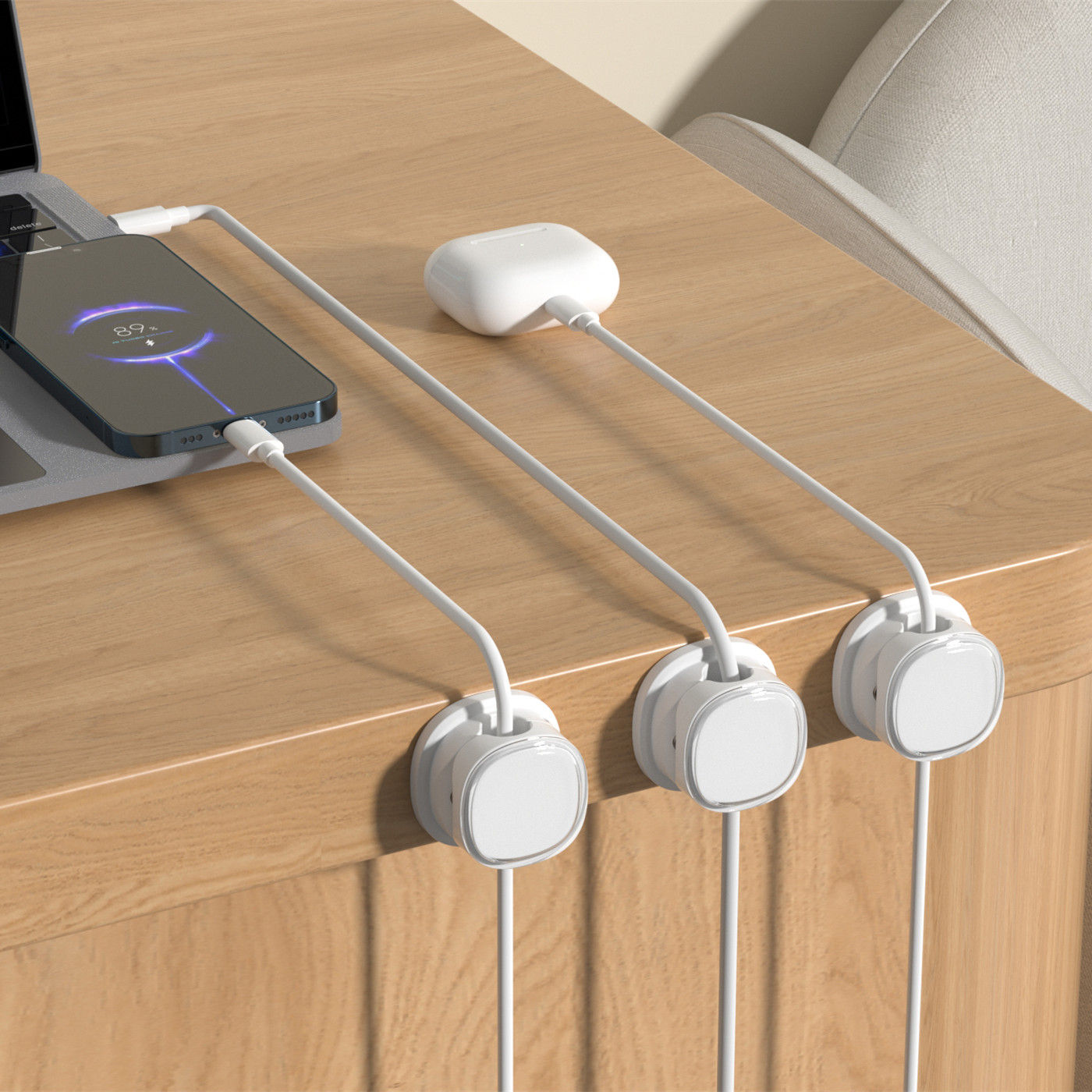 3/6/8/12PCS Magnetic Cable Cli - Pegboard Office Organizer 评论和价格
