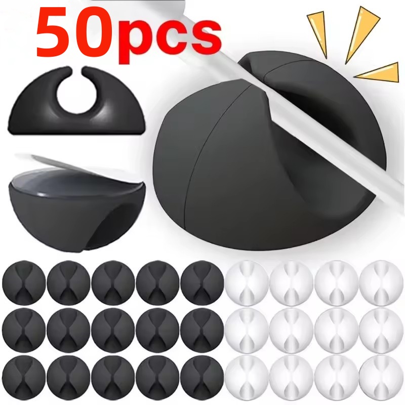 5/50Pcs Cable Clip Winder Orga - Pegboard Office Organizer 评论和价格