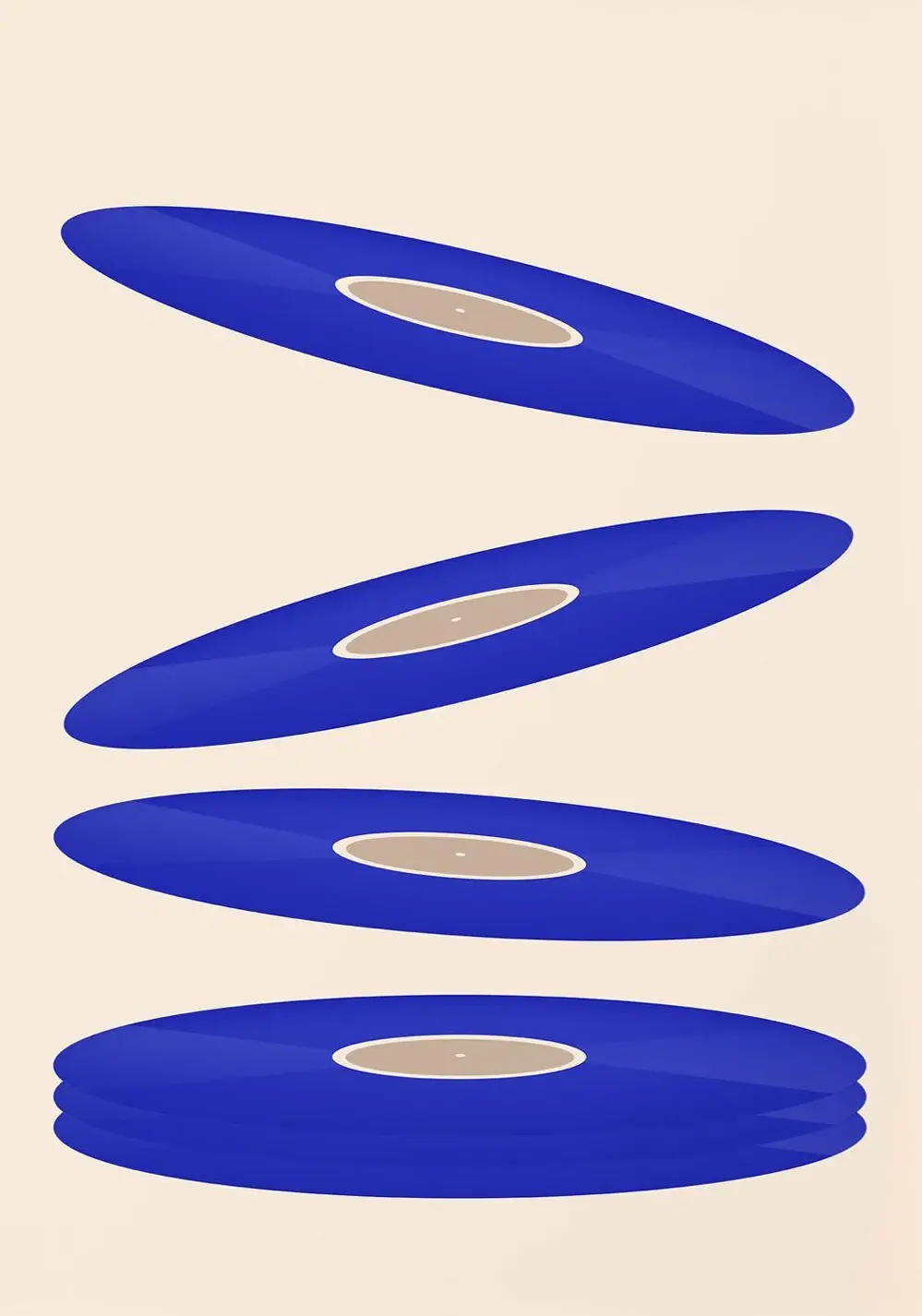 Mid Century Vinyl Record Canva - Office Furniture Direct 评论和价格