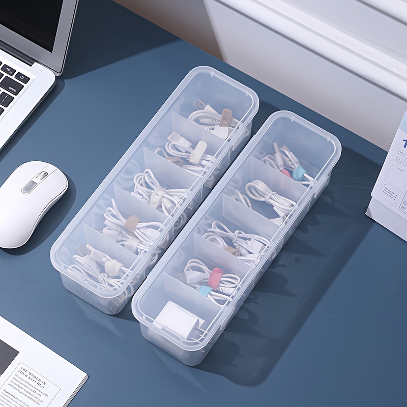 2Pcs Large Cable Management Bo - Pegboard Office Organizer 评论和价格