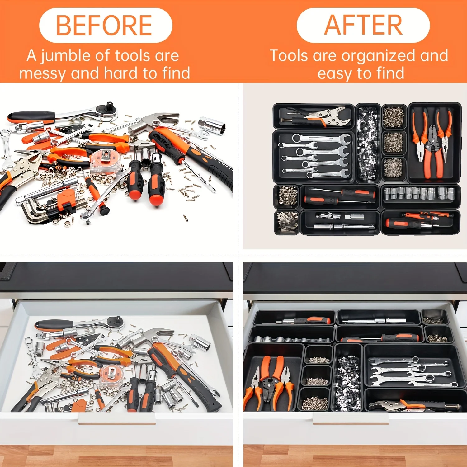 8/22/32pcs Tool Organizer Box  - Office Furniture Hardware 评论和价格