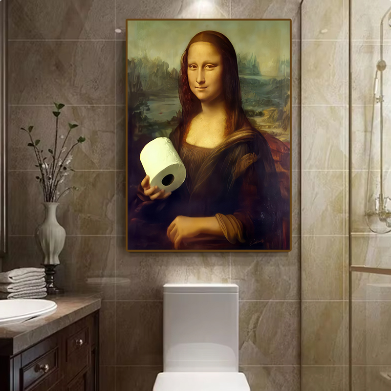 1pc Funny Abstract Bathroom To - Office Furniture Direct 评论和价格