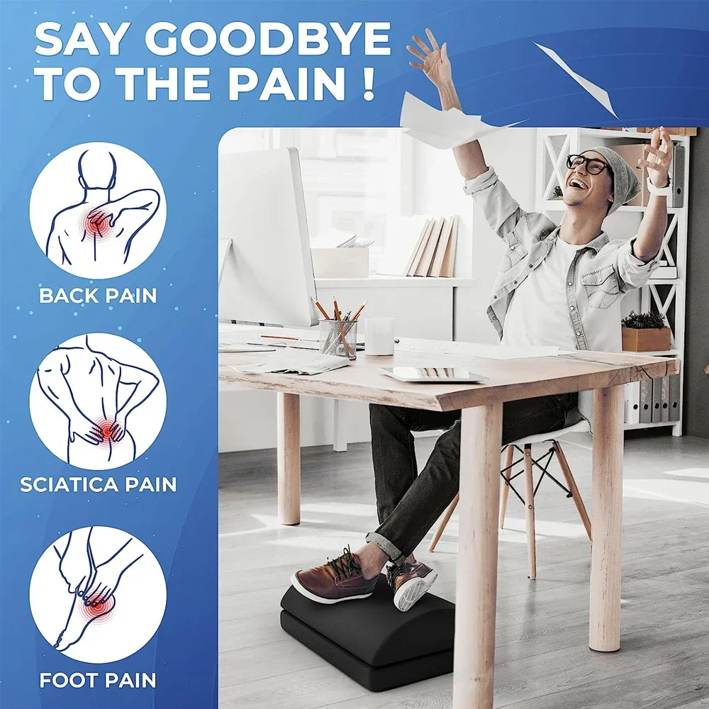 Under Desk Foot Rest Adjustabl - Office Furniture Heaven 评论和价格