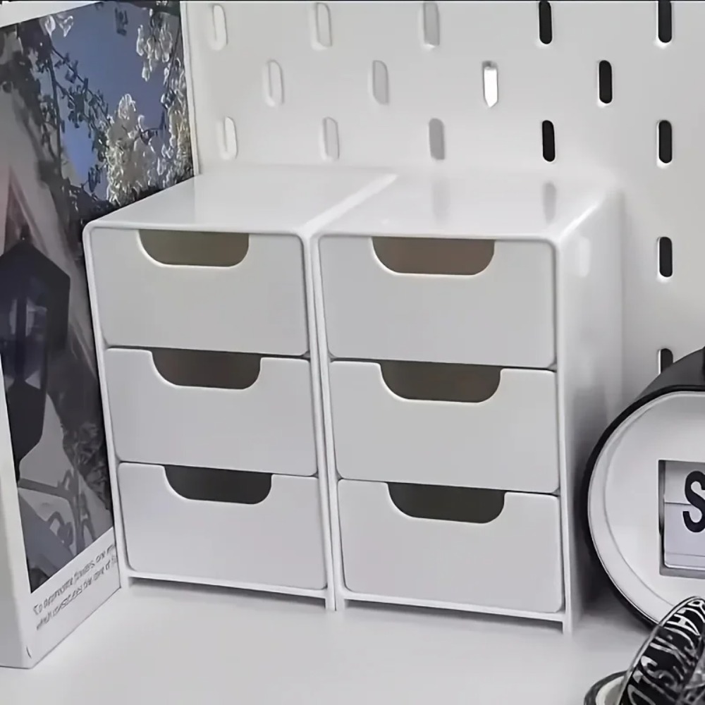 Chic 3-Tier Desk Organizer wit - Pegboard Office Organizer 评论和价格
