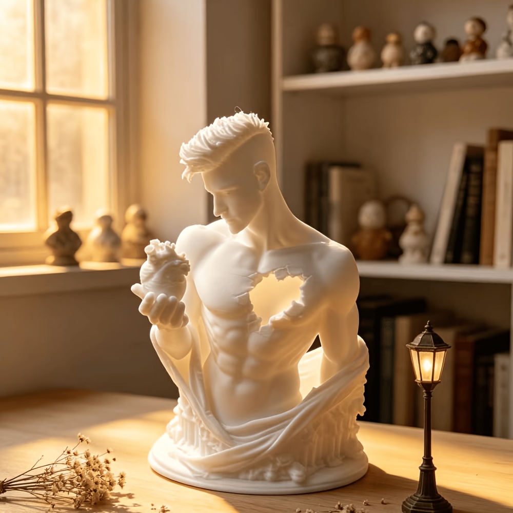 Broken Chest Male Bust Figurin - Office Furniture At Home 评论和价格